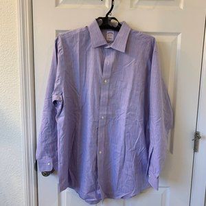 BROOKS BROTHERS MENS DRESS SHIRT - 17/34